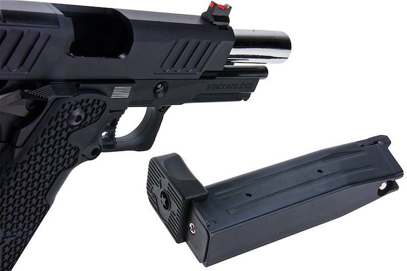 EMG CNC Staccato Licensed C2 Compact 2011 GBB Airsoft Pistol (VIP Grip)