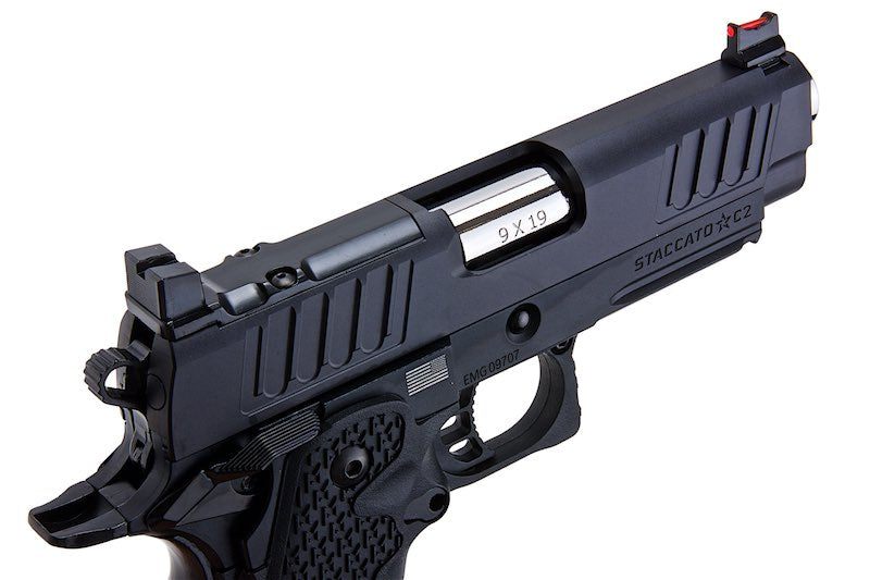 EMG CNC Staccato Licensed C2 Compact 2011 GBB Airsoft Pistol (VIP Grip)