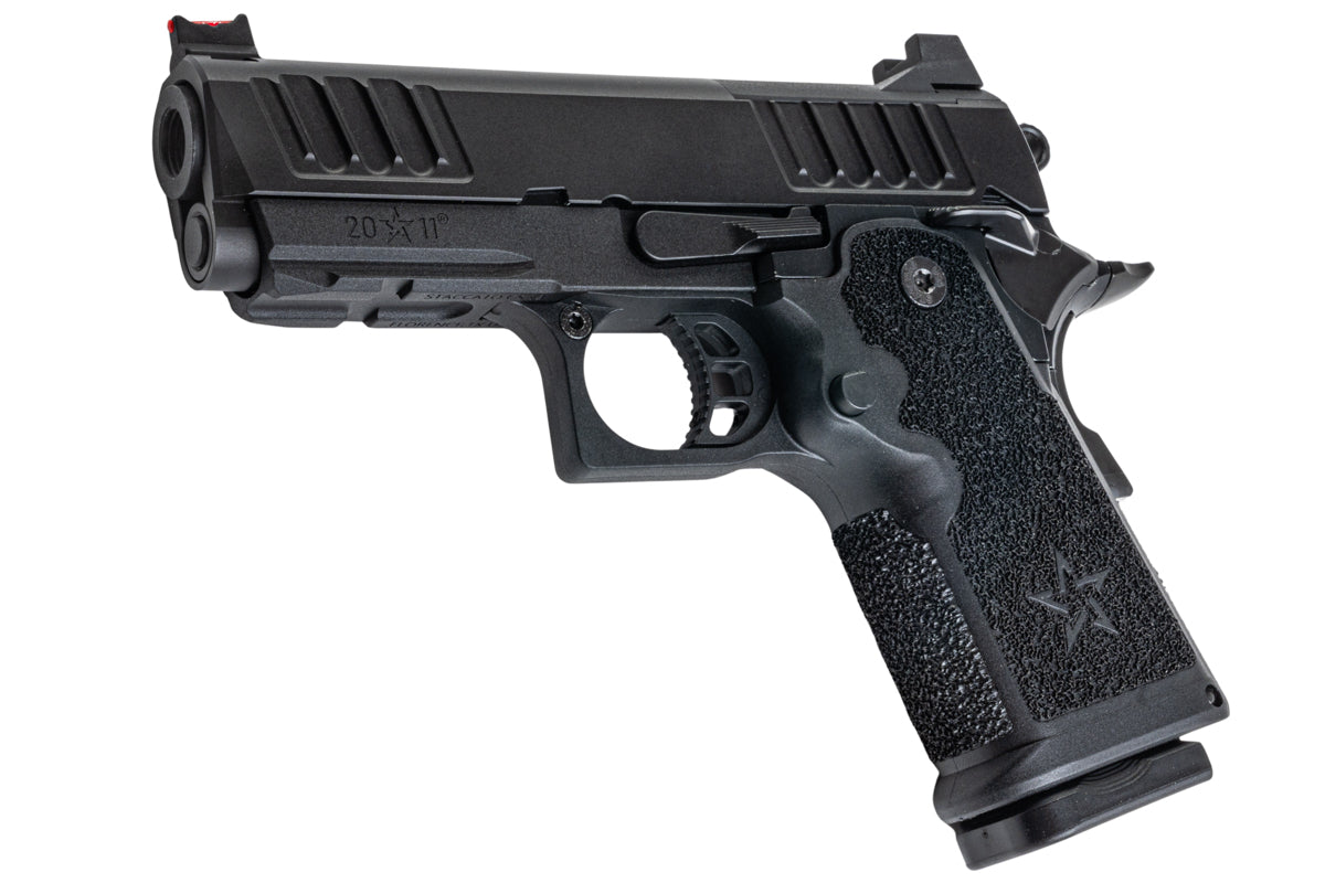 EMG Staccato Licensed CS Compact 2011 Master Grip GBB Airsoft Pistol (CNC Version)