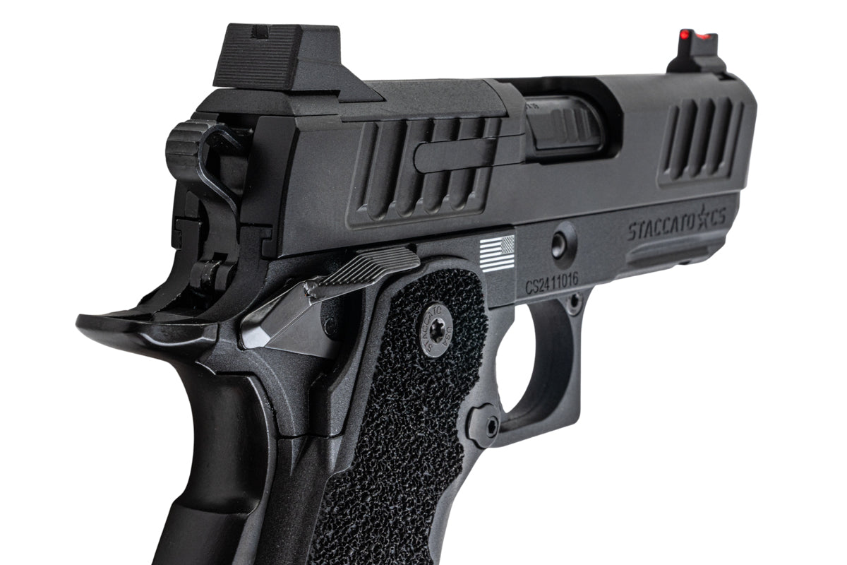 EMG Staccato Licensed CS Compact 2011 Master Grip GBB Airsoft Pistol (CNC Version)