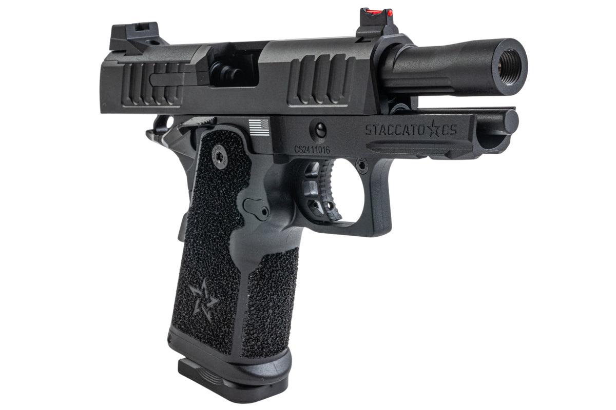 EMG Staccato Licensed CS Compact 2011 Master Grip GBB Airsoft Pistol (CNC Version)