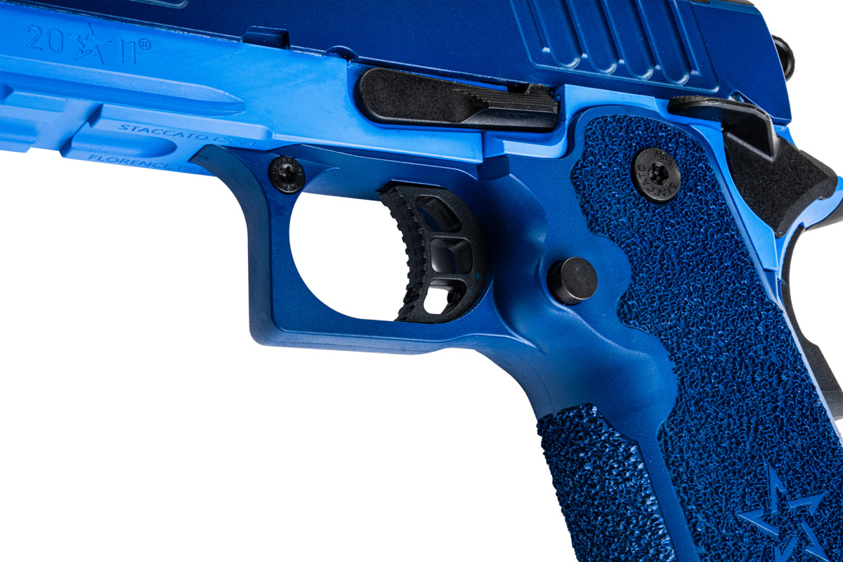 EMG Staccato Licensed CS Compact 2011 GBB Airsoft Pistol (Model: Master Grip / Standard / Green Gas) - BU