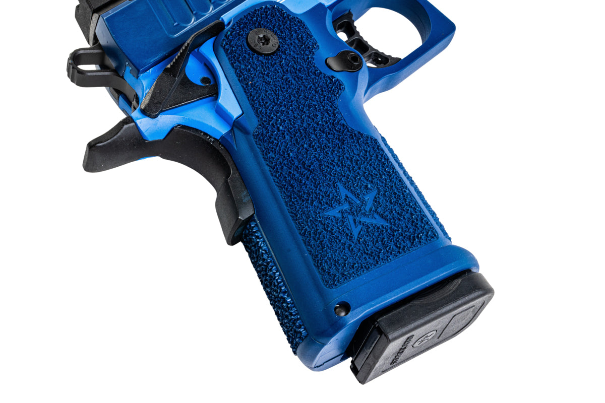 EMG Staccato Licensed CS Compact 2011 GBB Airsoft Pistol (Model: Master Grip / Standard / Green Gas) - BU
