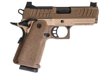 EMG Staccato Licensed CS Compact 2011 Master Grip GBB Airsoft Pistol (Dark Earth)