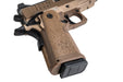 EMG Staccato Licensed CS Compact 2011 Master Grip GBB Airsoft Pistol (Dark Earth)