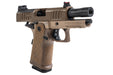 EMG Staccato Licensed CS Compact 2011 Master Grip GBB Airsoft Pistol (Dark Earth)