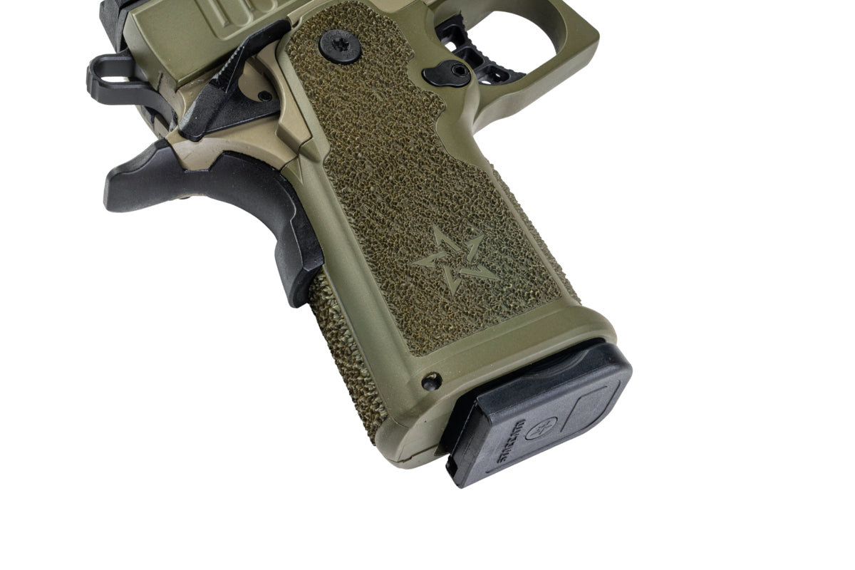 EMG Staccato Licensed CS Compact 2011 GBB Airsoft Pistol (Master Grip / Standard / Green)