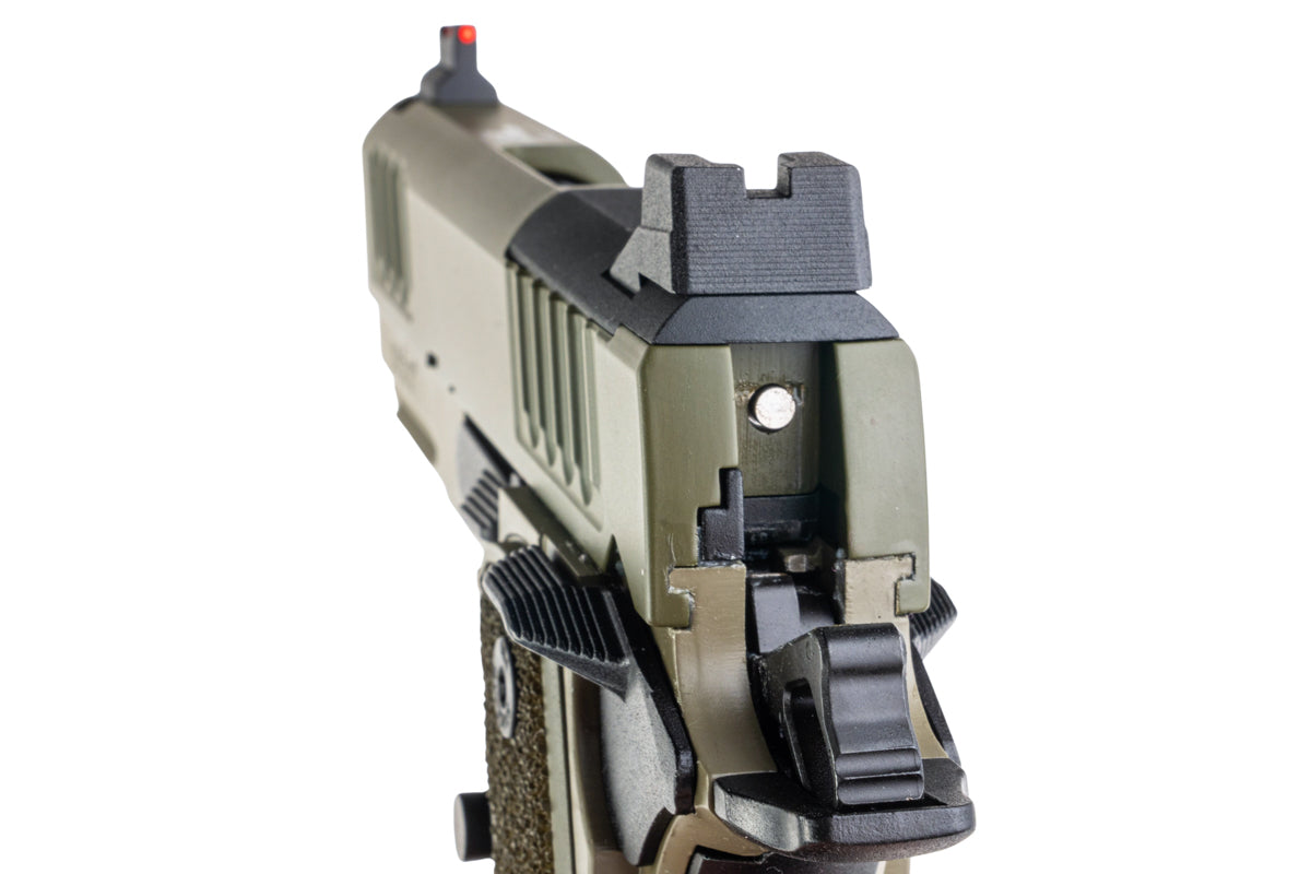 EMG Staccato Licensed CS Compact 2011 GBB Airsoft Pistol (Master Grip / Standard / Green)
