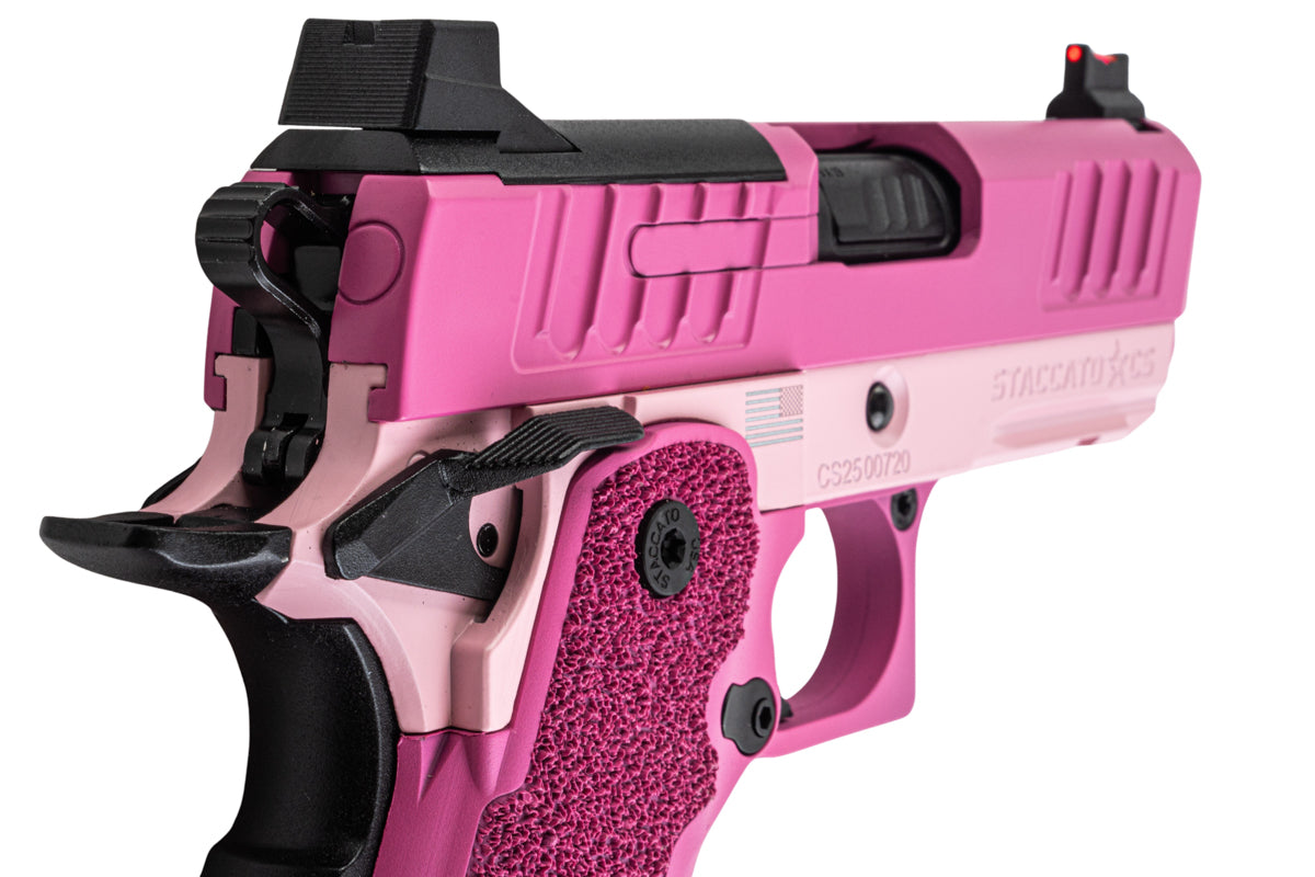 EMG Staccato Licensed CS Compact 2011 GBB Airsoft Pistol (Master Grip / Standard / Pink)