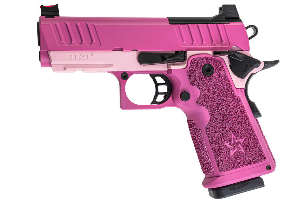 EMG Staccato Licensed CS Compact 2011 GBB Airsoft Pistol (Master Grip / Standard / Pink)