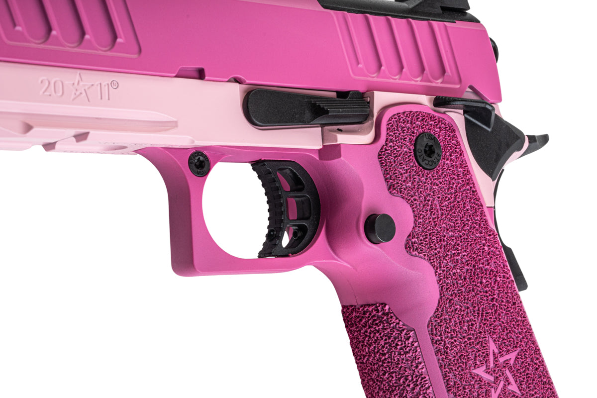 EMG Staccato Licensed CS Compact 2011 GBB Airsoft Pistol (Master Grip / Standard / Pink)