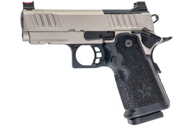 EMG Staccato Licensed CS Compact 2011 GBB Airsoft Pistol (Master Grip / Standard / Titanium Grey)