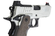EMG Staccato Licensed CS Compact 2011 GBB Airsoft Pistol (Master Grip / Standard / White)