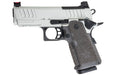 EMG Staccato Licensed CS Compact 2011 GBB Airsoft Pistol (Master Grip / Standard / White)