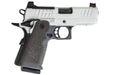 EMG Staccato Licensed CS Compact 2011 GBB Airsoft Pistol (Master Grip / Standard / White)