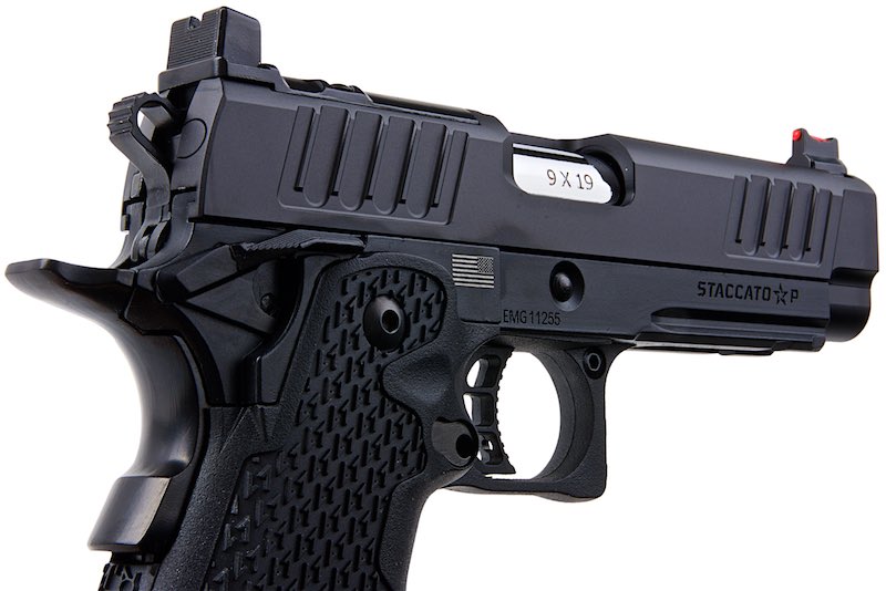 EMG CNC Staccato Licensed P Standard 2011 GBB Airsoft Gas Pistol (VIP Grip)
