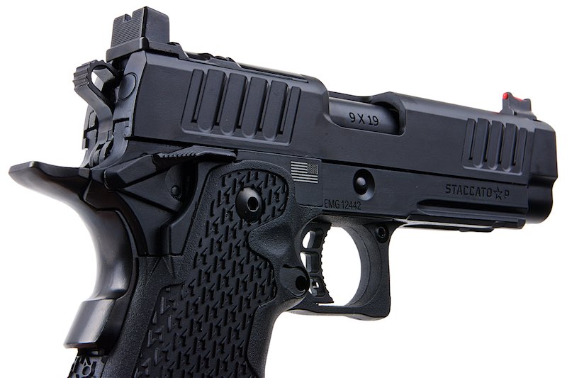 EMG Staccato Licensed P Standard 2011 GBB Airsoft Gas Pistol (VIP Grip)