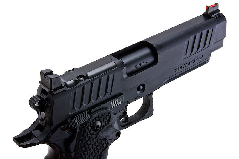 EMG Staccato Licensed P Standard 2011 GBB Airsoft Gas Pistol (VIP Grip)