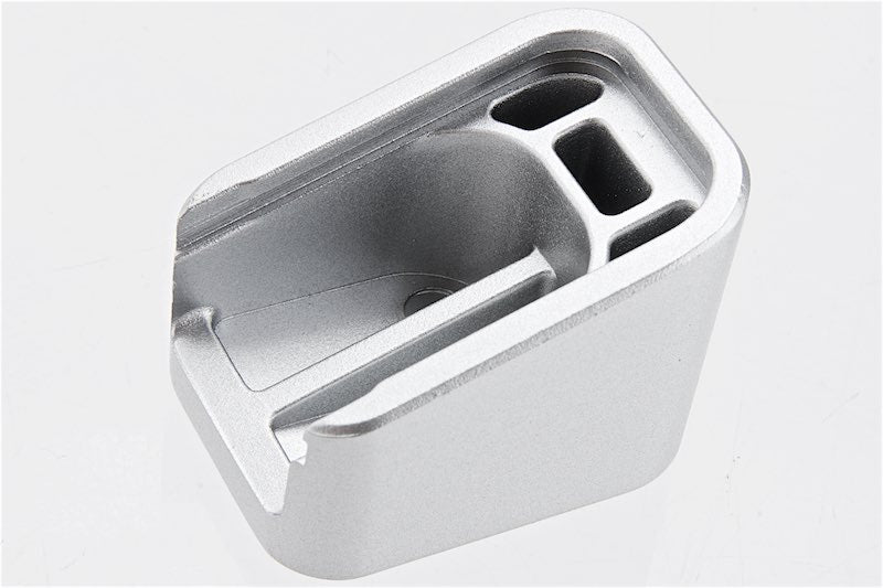 EMG (APS) TTI Mag Base for Tokyo Marui/ WE GSeries GBB Airsoft Pistol (Silver)