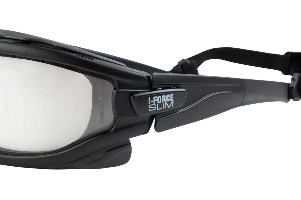 pyramex i force sporty dual pane anti fog goggle Pyramex I-Force Slim Safety Goggle (Black color w/ Clear Lens)