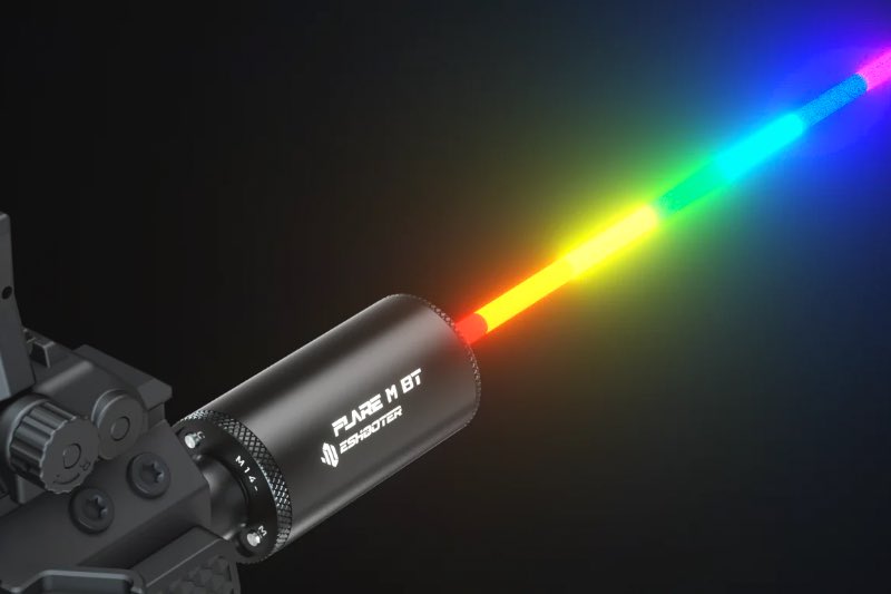 Eshooter Flare BT M Tracer Unit (RGB Rainbow color, Bluetooth Function)