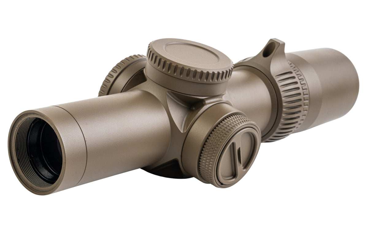 Evolution Gear AMG 1-10x24 FFP Riflescope w/ ACRO P2 & AUS Mount (Tan)