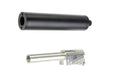 FCW Silencer Set For Maruzen Walther PPK & PPK/S GBB Airsoft Pistol (Silver)
