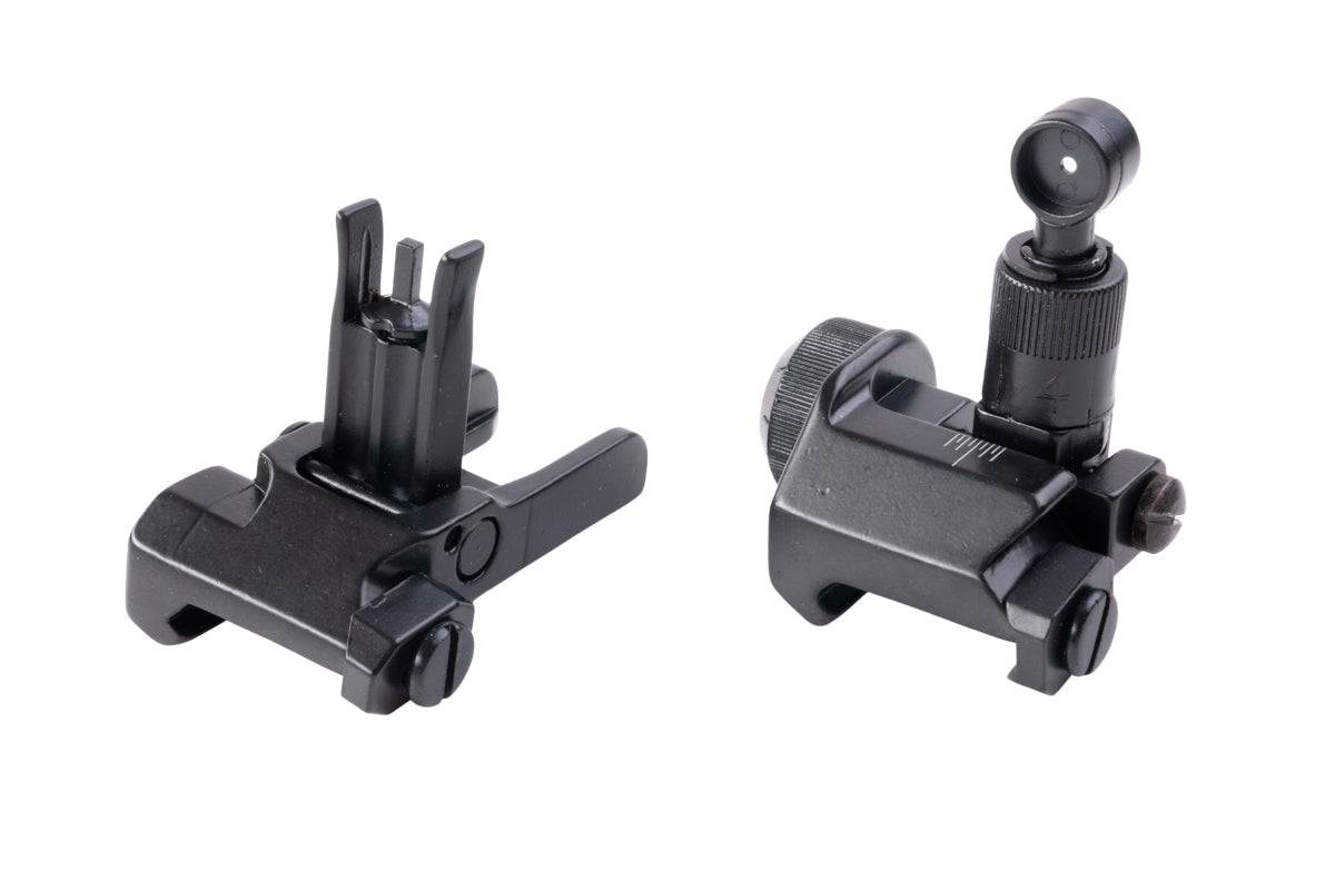 FCW KAC 600 Flip Up Front & Rear Sight