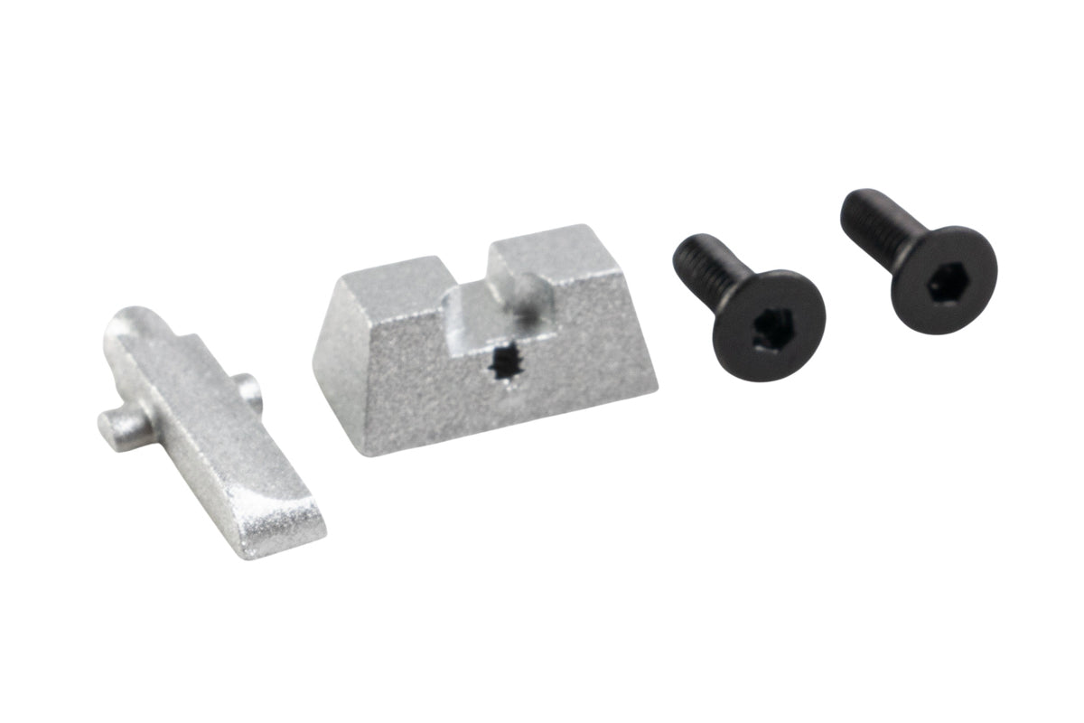 FCW CNC Aluminum Slide For Maruzen Walther PPK GBB Airsoft Pistol (Silver)