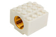 First Factory Block Muzzle Brake (14mmCCW/ White)