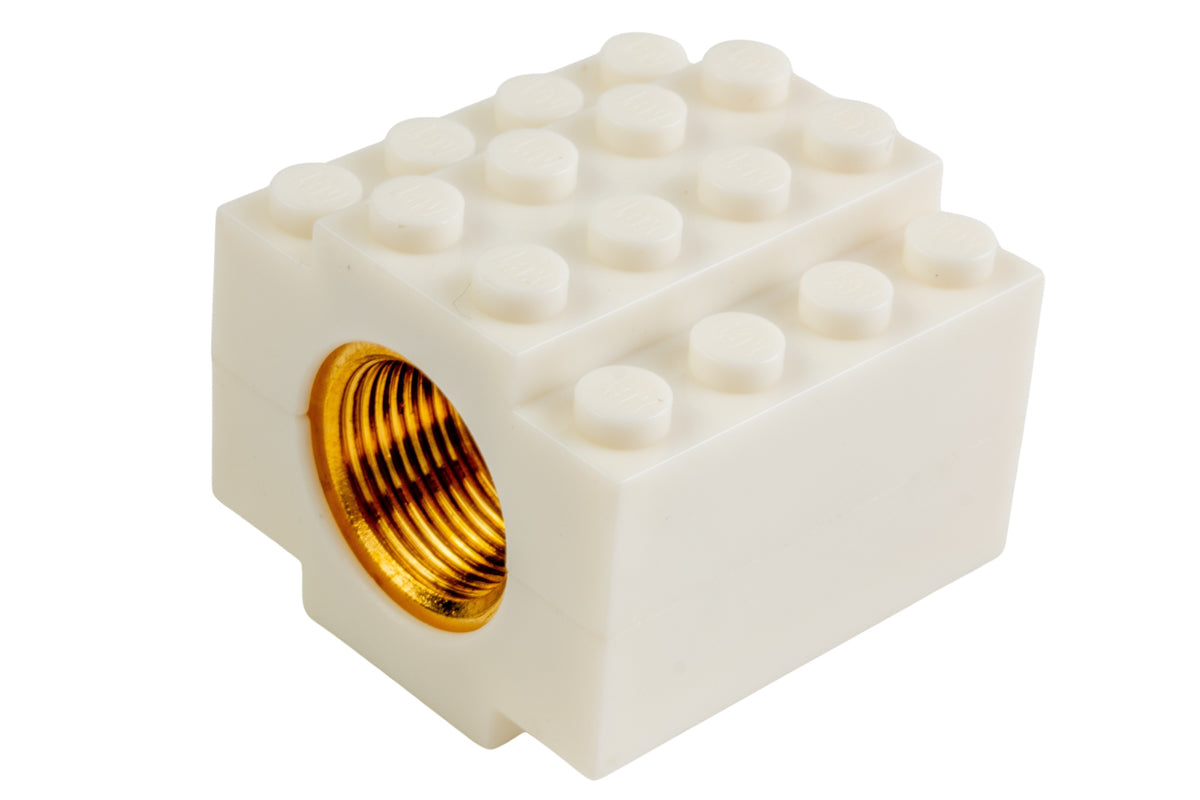 First Factory Block Muzzle Brake (14mmCCW/ White)