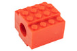 First Factory Block Flash Hider (14mmCCW/ Red)