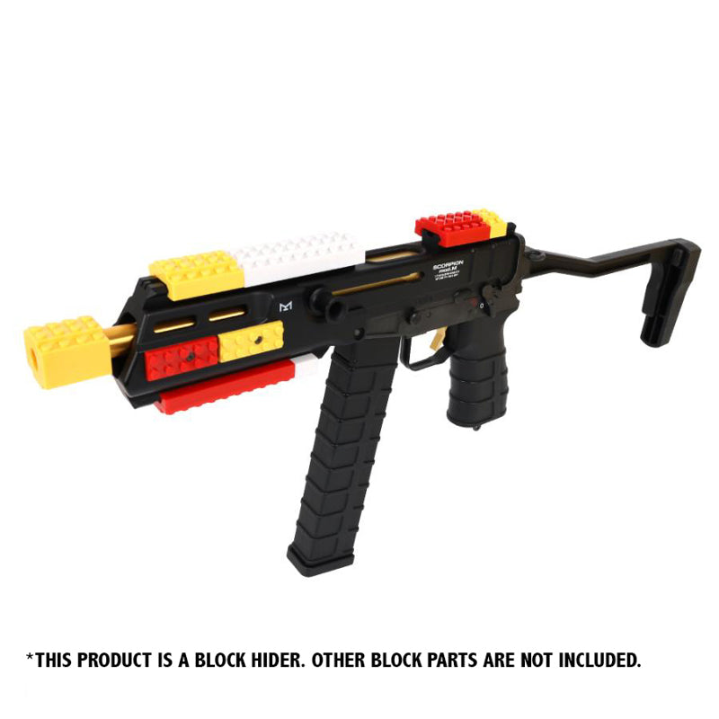 Block Rotation Hider First Factory Block Flash Hider (14mmCCW/ Yellow) | eHobbyAsia