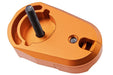Dr. Black CNC 6063 Aluminum Folding Stock Adapter for AEG Airsoft (Orange)
