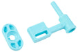 Fuji Airsoft Chamber Flag for Airsoft AR and GBB Pistol (Baby Blue)