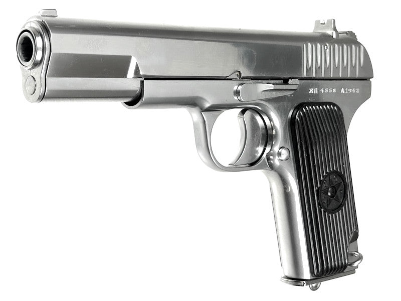 SRC SR-33 TT33 GBB Airsoft Pistol (Silver)