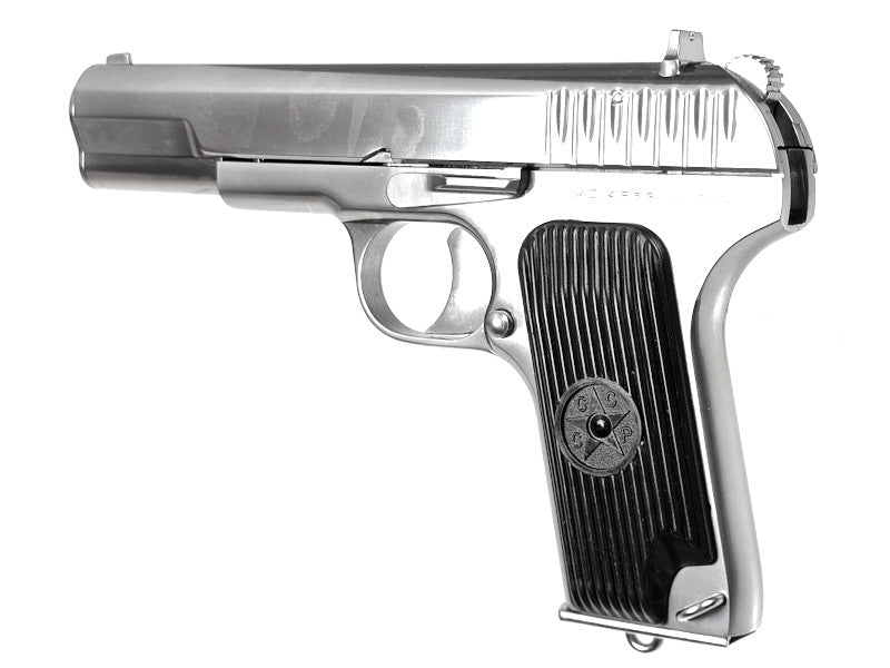 SRC SR-33 TT33 GBB Airsoft Pistol (Silver)