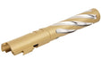GK Tactical Stainless Steel Tornado Outer Barrel for Tokyo Marui Hi-Capa 5.1 Airsoft GBB (Gold)