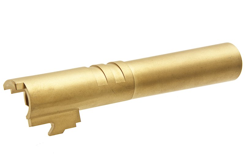 GK Tactical Stainless Steel Outer Barrel for Tokyo Marui Hi-Capa 4.3 GBB (Gold)