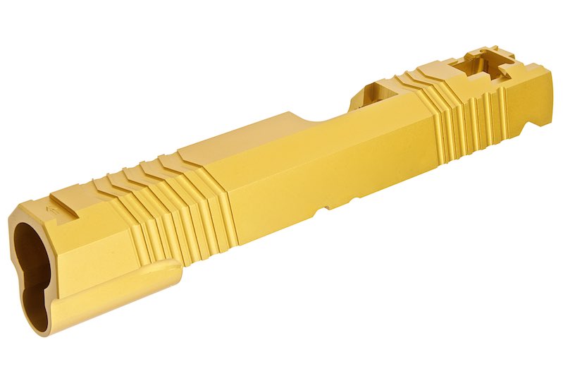 GK Tactical Aluminum SV Standard Slide for Tokyo Marui Hi Capa/ 1911 GBB Airsoft (Gold)