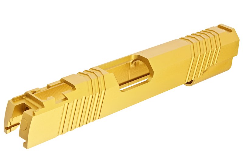 GK Tactical Aluminum SV Standard Slide for Tokyo Marui Hi Capa/ 1911 GBB Airsoft (Gold)