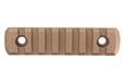 GK Tactical M-LOK Nylon 7 Picatinny Rail Sections (4pcs / Coyote Brown)