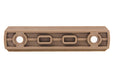 GK Tactical M-LOK Nylon 7 Picatinny Rail Sections (4pcs / Coyote Brown)