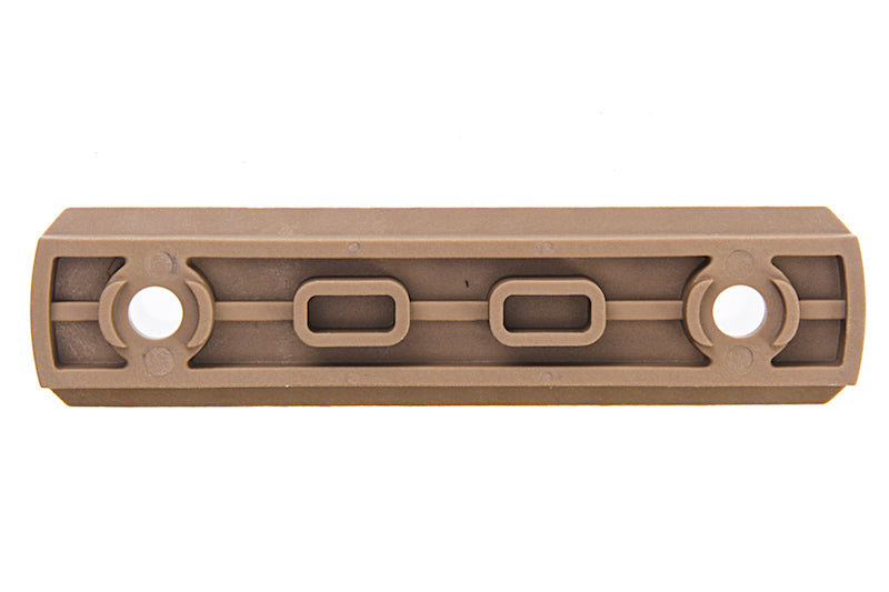 GK Tactical M-LOK Nylon 7 Picatinny Rail Sections (4pcs / Coyote Brown)