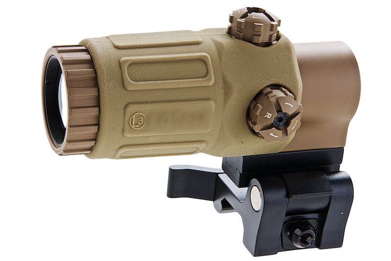 GK Tactical G33 3x Magnifier with QD Flip Mount (Dark Earth)