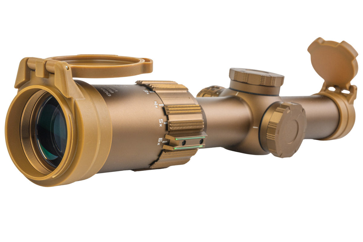 GK Tactical Tango 1-6x24 Rifle Scope (FDE)