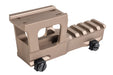 GK Tactical Micro NVG High Rise Mount For T1/T2 Airsoft Red Dot Sight (Dark Earth)