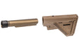 Guns Modify A5 Style Slim Stock with A5 Style One Piece Buffer Tube Set For VFC HK416 GBB (FDE)