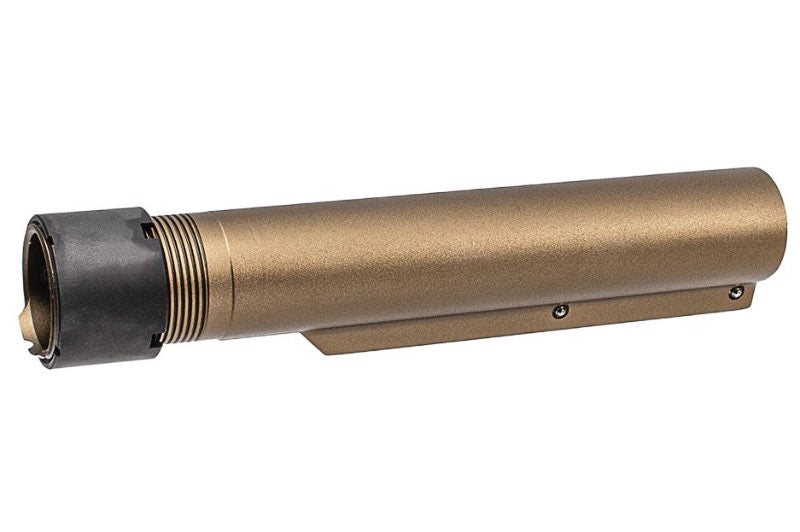 Guns Modify A5 Style Slim Stock with A5 Style One Piece Buffer Tube Set For VFC HK416 GBB (FDE)