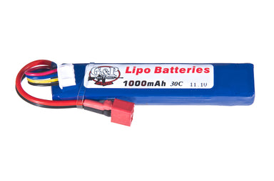 G&P 11.1v 1100mAh 30C Lithium Rechargeable Battery (T-Deans)